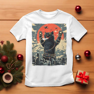 Japanese Cat Christmas T Shirt Funny Kitten Kitty Cat Lover TS14 White Print Your Wear