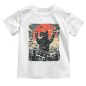Japanese Cat Christmas Toddler T Shirt Funny Kitten Kitty Cat Lover TS14 White Print Your Wear