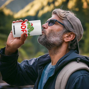 Funny Lazy Cat Christmas 4 in 1 Can Cooler Tumbler Nope Not Today TS14 Print Your Wear