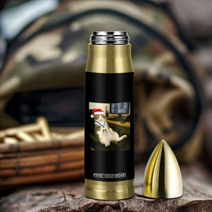 Funny Cat Christmas Bullet Tumbler Night Time Security Guard TS14 Print Your Wear