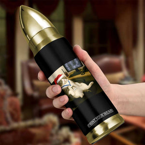 Funny Cat Christmas Bullet Tumbler Night Time Security Guard TS14 Print Your Wear