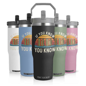 67 Six Seven Book Lover Meme Flip Straw Tumbler If You Know You Know TS14 Print Your Wear