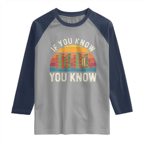 67 Six Seven Book Lover Meme Raglan Shirt If You Know You Know TS14 Sport Gray Navy Print Your Wear