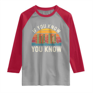 67 Six Seven Book Lover Meme Raglan Shirt If You Know You Know TS14 Sport Gray Red Print Your Wear