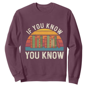67 Six Seven Book Lover Meme Sweatshirt If You Know You Know TS14 Maroon Print Your Wear