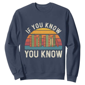 67 Six Seven Book Lover Meme Sweatshirt If You Know You Know TS14 Navy Print Your Wear