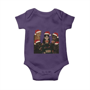 Poker Cats Christmas Meme Shirt Baby Onesie Funny Gambling Cat TS14 Purple Print Your Wear