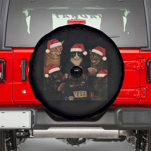 Poker Cats Christmas Meme Shirt Spare Tire Cover Funny Gambling Cat TS14 Black Print Your Wear