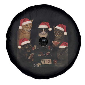 Poker Cats Christmas Meme Shirt Spare Tire Cover Funny Gambling Cat TS14 Print Your Wear