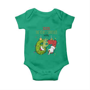 The Year I Survived 67 Six Seven Christmas Meme Baby Onesie TS14 Irish Green Print Your Wear