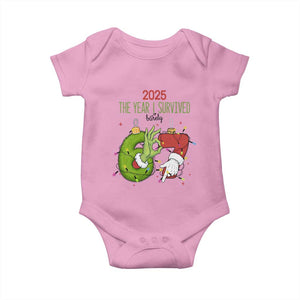 The Year I Survived 67 Six Seven Christmas Meme Baby Onesie TS14 Light Pink Print Your Wear