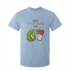 The Year I Survived 67 Six Seven Christmas Meme T Shirt For Kid TS14 Light Blue Print Your Wear