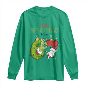 The Year I Survived 67 Six Seven Christmas Meme Long Sleeve Shirt TS14 Irish Green Print Your Wear