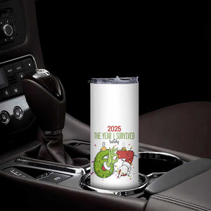 The Year I Survived 67 Six Seven Christmas Meme Skinny Tumbler TS14 Print Your Wear