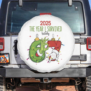 The Year I Survived 67 Six Seven Christmas Meme Spare Tire Cover TS14 No hole White Print Your Wear