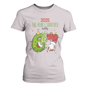 The Year I Survived 67 Six Seven Christmas Meme T Shirt For Women TS14 Ice Gray Print Your Wear
