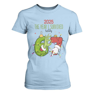 The Year I Survived 67 Six Seven Christmas Meme T Shirt For Women TS14 Light Blue Print Your Wear