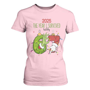 The Year I Survived 67 Six Seven Christmas Meme T Shirt For Women TS14 Light Pink Print Your Wear