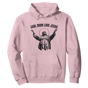 Christian Mom Faith Hoodie Cool Mom Love Jesus TS14 Light Pink Print Your Wear
