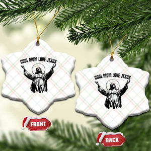 Christian Mom Faith Ceramic Ornament Cool Mom Love Jesus TS14 Print Your Wear