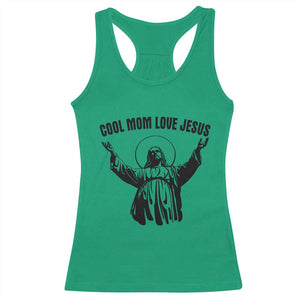 Christian Mom Faith Racerback Tank Top Cool Mom Love Jesus TS14 Irish Green Print Your Wear