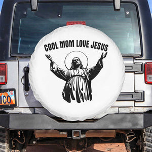 Christian Mom Faith Spare Tire Cover Cool Mom Love Jesus TS14 No hole White Print Your Wear