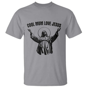 Christian Mom Faith T Shirt Cool Mom Love Jesus TS14 Sport Gray Print Your Wear