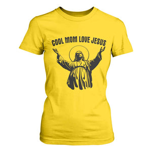 Christian Mom Faith T Shirt For Women Cool Mom Love Jesus TS14 Daisy Print Your Wear