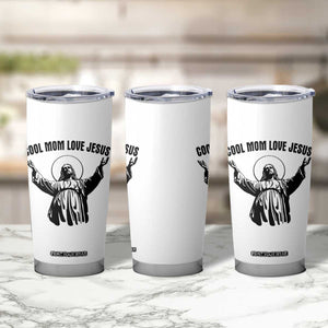 Christian Mom Faith Tumbler Cup Cool Mom Love Jesus TS14 Print Your Wear
