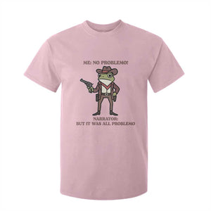 Cowboy Frog Meme T Shirt For Kid Funny Me No Problemo Narrator TS14 Light Pink Print Your Wear