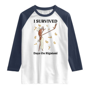 Marcus The Worm Meme Raglan Shirt Funny 67 Six Seven Brain Rot TS14 White Navy Print Your Wear