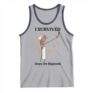 Marcus The Worm Meme Tank Top Funny 67 Six Seven Brain Rot TS14 Athletic Heather Navy Print Your Wear