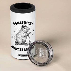 Funny Groundhog Scooter 4 in 1 Can Cooler Tumbler Sometimes I Just Be Fartin TS14 Print Your Wear