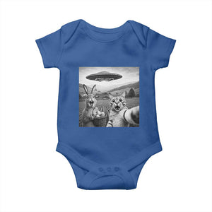 Funny Easter Baby Onesie Christian Cat Selfie Bunny Meme TS14 Royal Blue Print Your Wear