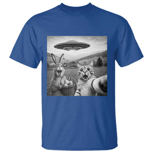 Funny Easter T Shirt Christian Cat Selfie Bunny Meme TS14 Royal Blue Print Your Wear