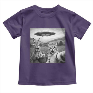 Funny Easter Toddler T Shirt Christian Cat Selfie Bunny Meme TS14 Purple Print Your Wear