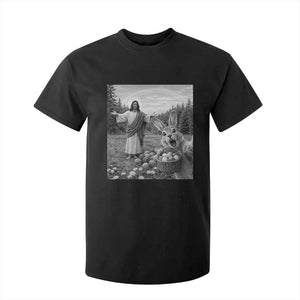 Funny Easter Jesus T Shirt For Kid Christian Jesus Bunny Selfie Religious TS14 Black Print Your Wear
