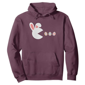 Funny Easter Hoodie Bunny Gamer Egg Hunter TS14 Maroon Print Your Wear