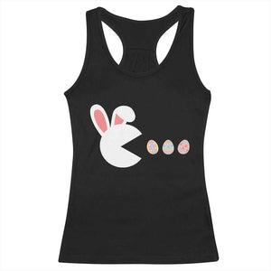 Funny Easter Racerback Tank Top Bunny Gamer Egg Hunter TS14 Black Print Your Wear
