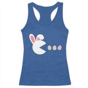 Funny Easter Racerback Tank Top Bunny Gamer Egg Hunter TS14 Royal Blue Print Your Wear