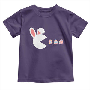 Funny Easter Toddler T Shirt Bunny Gamer Egg Hunter TS14 Purple Print Your Wear