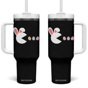 Funny Easter Tumbler With Handle Bunny Gamer Egg Hunter TS14 One Size: 40 oz Black Print Your Wear