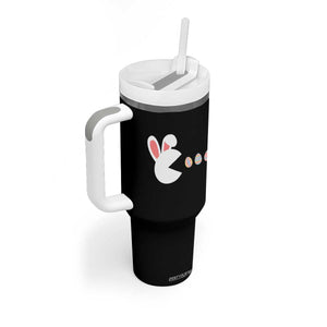 Funny Easter Tumbler With Handle Bunny Gamer Egg Hunter TS14 Print Your Wear