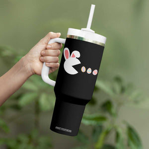 Funny Easter Tumbler With Handle Bunny Gamer Egg Hunter TS14 Print Your Wear