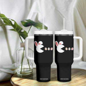 Funny Easter Tumbler With Handle Bunny Gamer Egg Hunter TS14 Print Your Wear