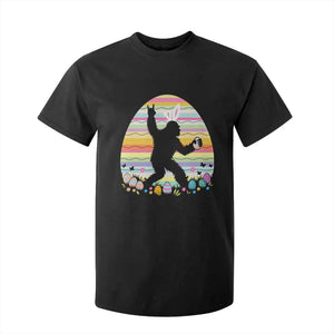 Funny Bigfot Easter T Shirt For Kid Sasquatch Rock On Rabbit TS14 Black Print Your Wear