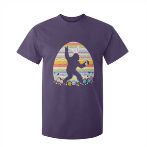 Funny Bigfot Easter T Shirt For Kid Sasquatch Rock On Rabbit TS14 Purple Print Your Wear