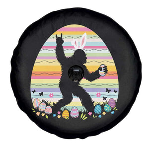 Funny Bigfot Easter Spare Tire Cover Sasquatch Rock On Rabbit TS14 Print Your Wear