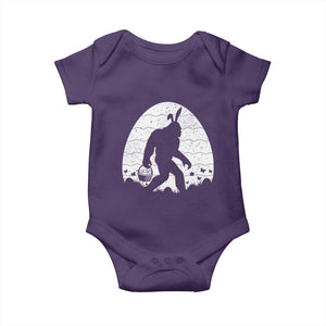 Funny Bigfot Easter Baby Onesie Sasquatch Rabbit Night Stroll Moon Egg TS14 Purple Print Your Wear