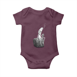 Marcus The Worm Diet Coke Baby Onesie Funny Drinking and Smoking Meme TS14 Maroon Print Your Wear